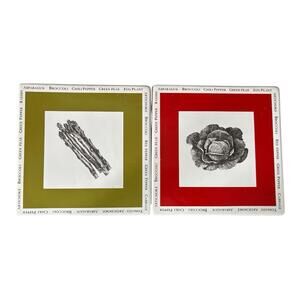 MCM Kitchen Vegetable Trivets Or Wall Decor -New Creative Milford, Ohio